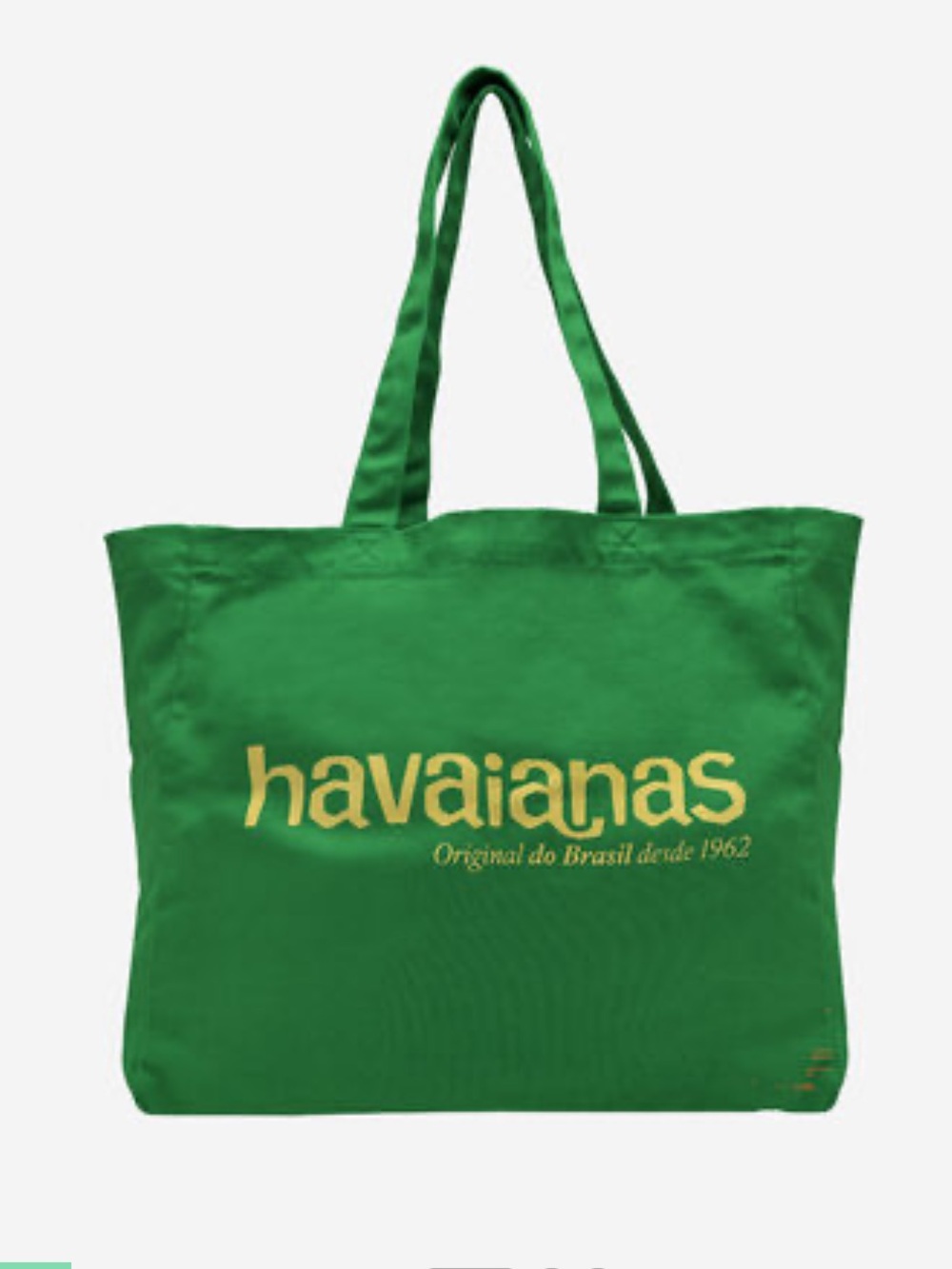 Havaianas Canvas Tote with Yellow Logo